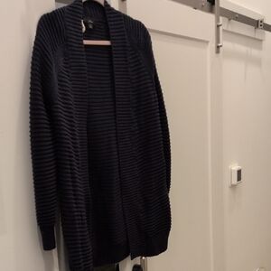 J. Crew Navy Textured Cardigan